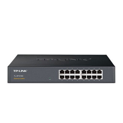 TP-Link TL-SF1016D 企業(yè)級監(jiān)控網(wǎng)絡的穩(wěn)定之選——16口百兆非網(wǎng)管交換機深度解析